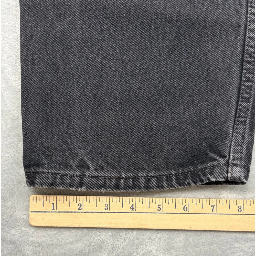 Vintage 90s Levis 505 Mens Jeans 36x30 Straight Leg Regular Fit Black USA
